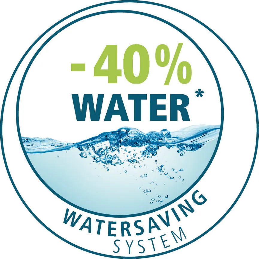 Duschkopf Watersaving verchrom detail