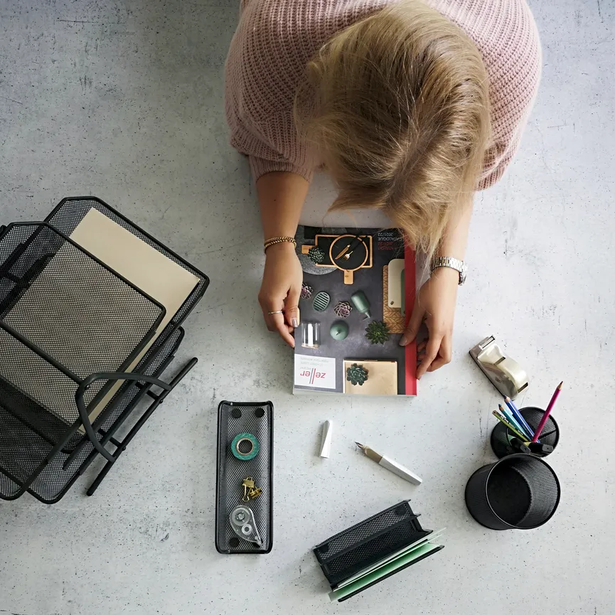 Utensilienbecher "Mesh" milieu