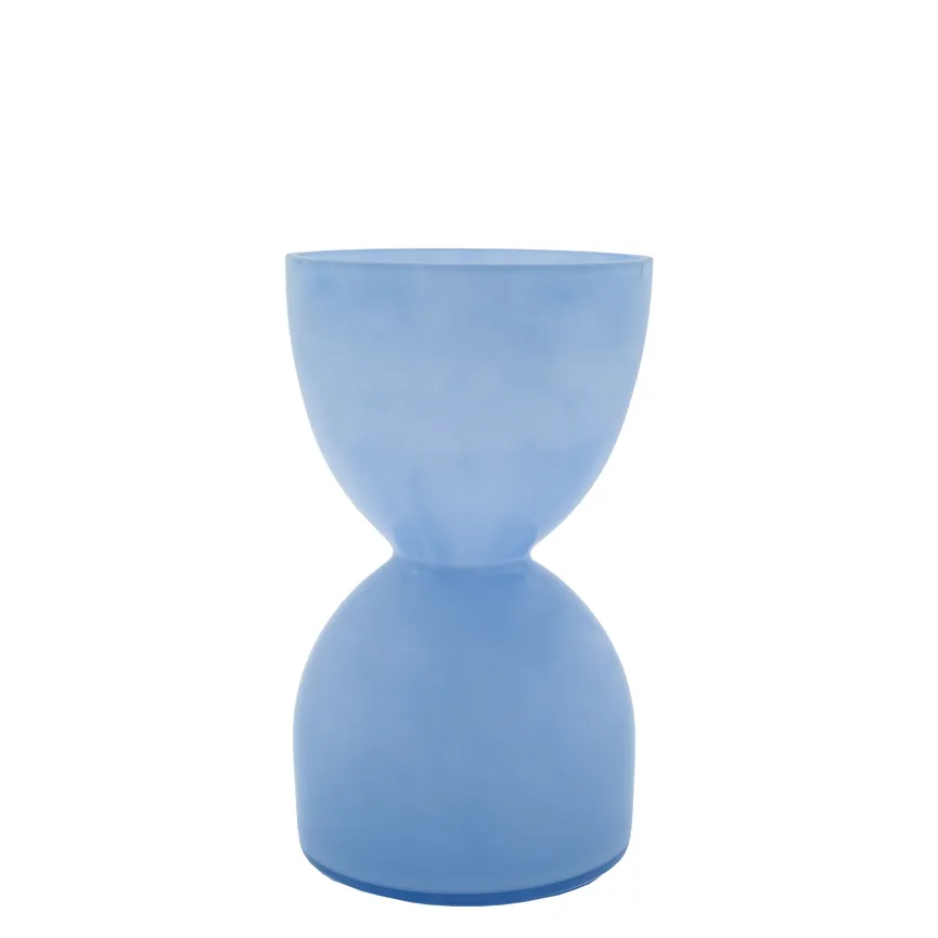 Vase "Sandglass" M light blue hauptaufnahme