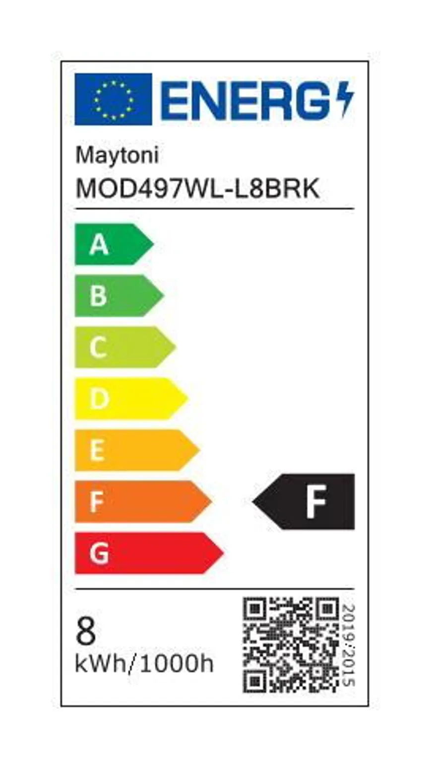 LED-Wandleuchte "Nuvem" energielabel