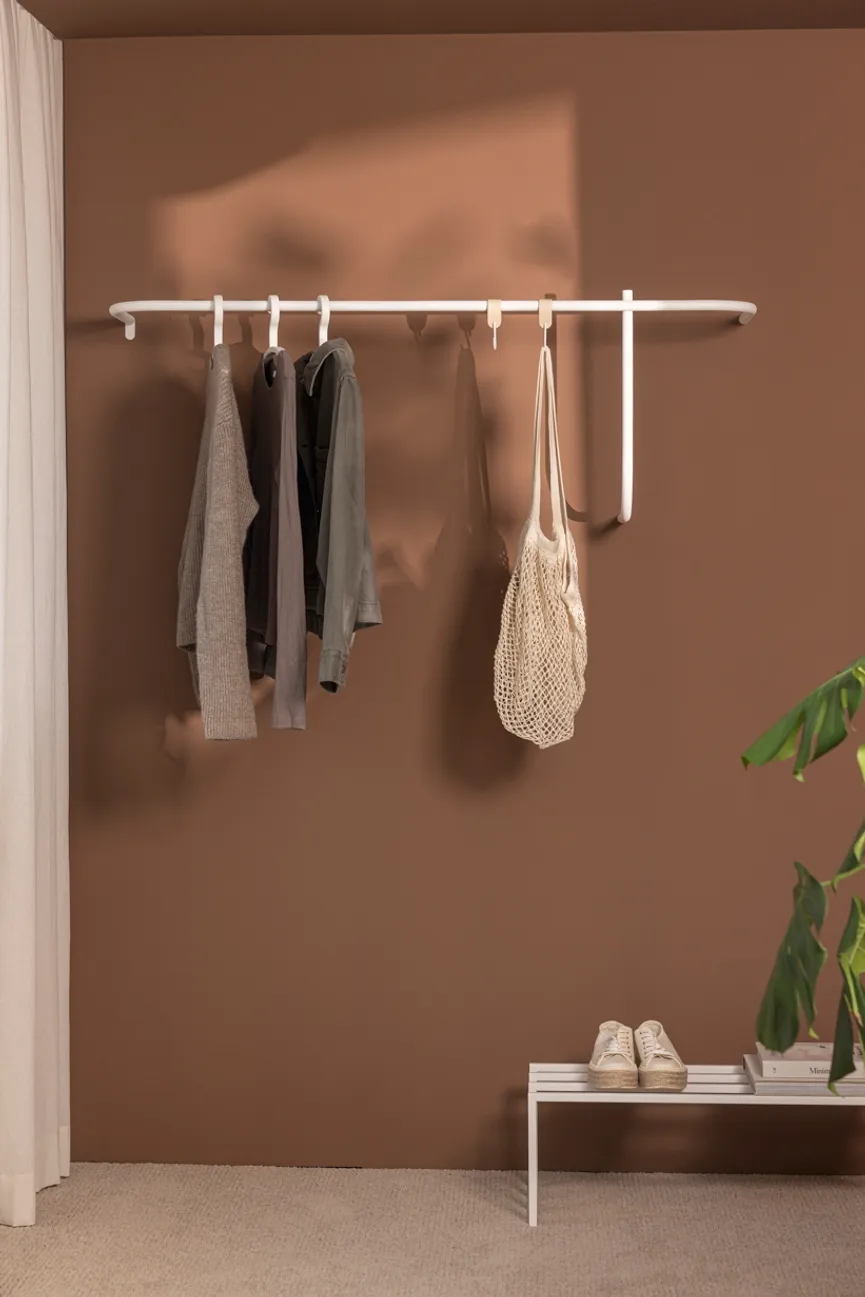 Wandgarderobe detail