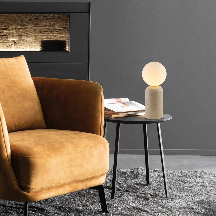 Tischleuchte "TRAVENTA" milieu