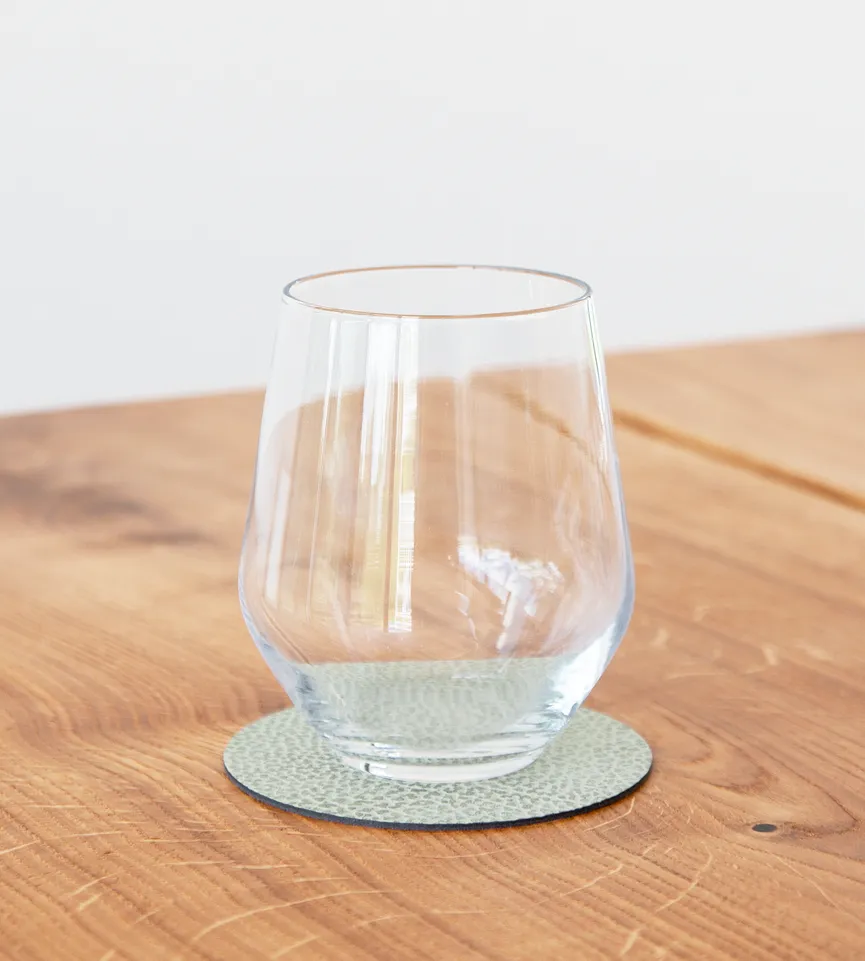 Glasuntersetzer "Hippo Circle" milieu