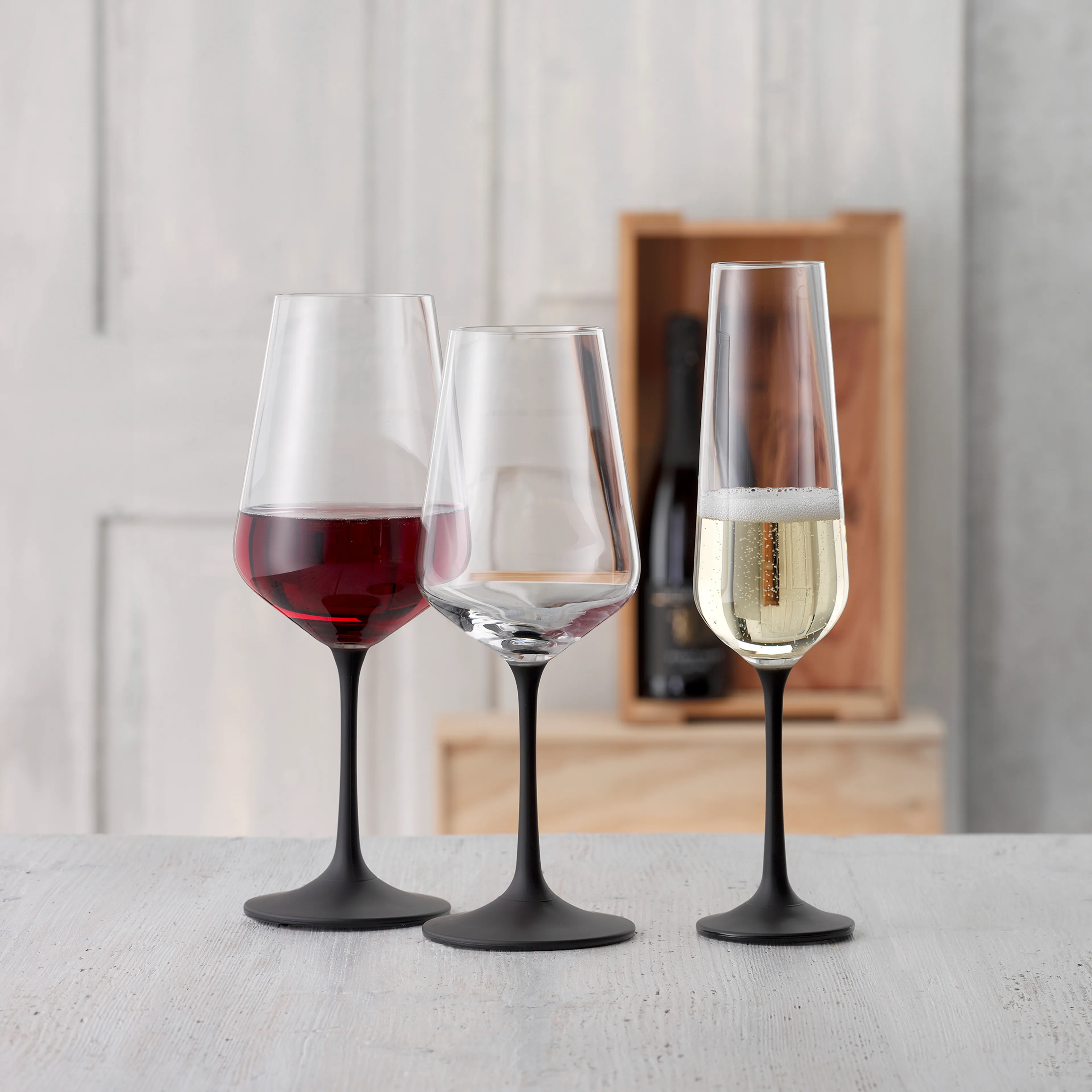 Sektglas Sandra Nero 200 ml
