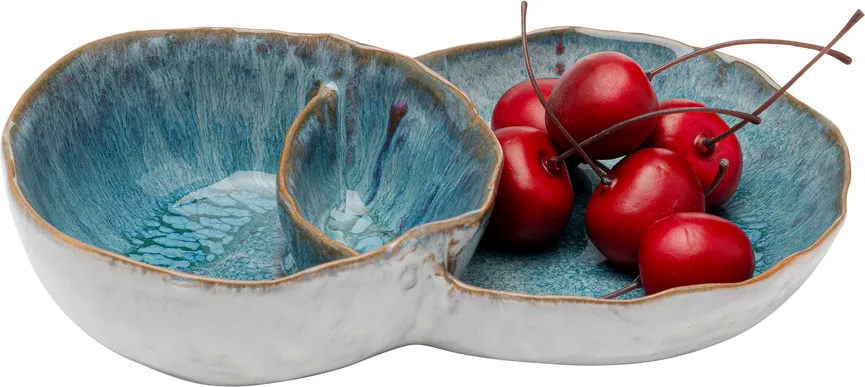 Schale "Mina" blau milieu