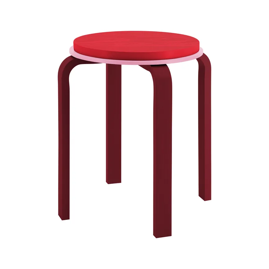 Hocker "Max" red hauptaufnahme