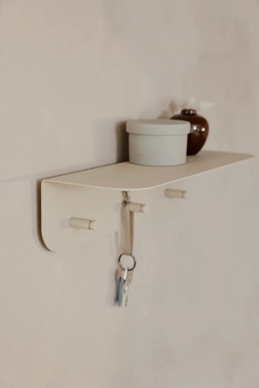 Wandgarderobe detail