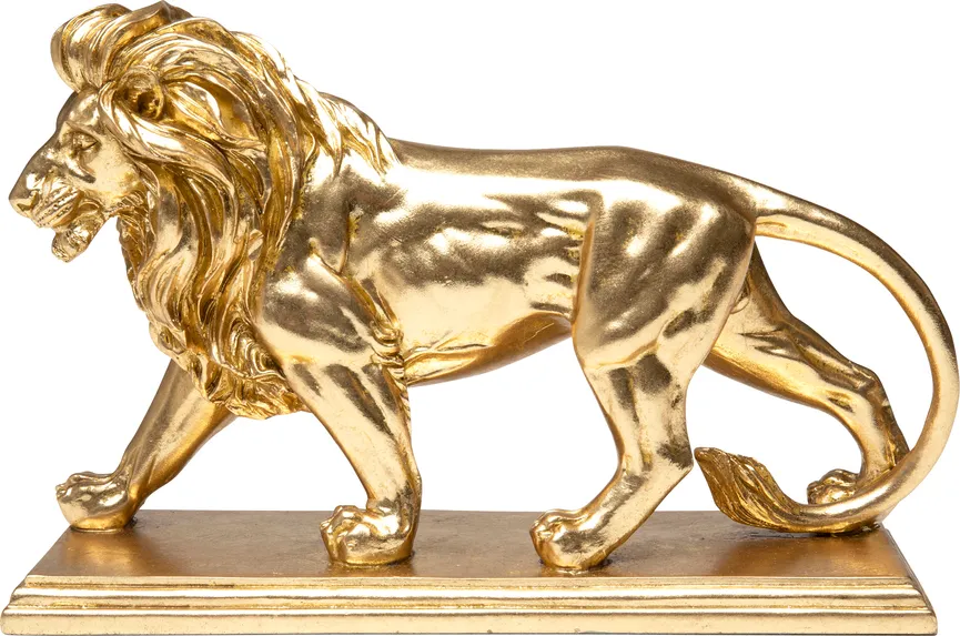 Figur "Lion" gold hauptaufnahme