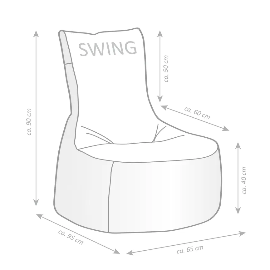 Sitzsack Swing BVB VIP detail