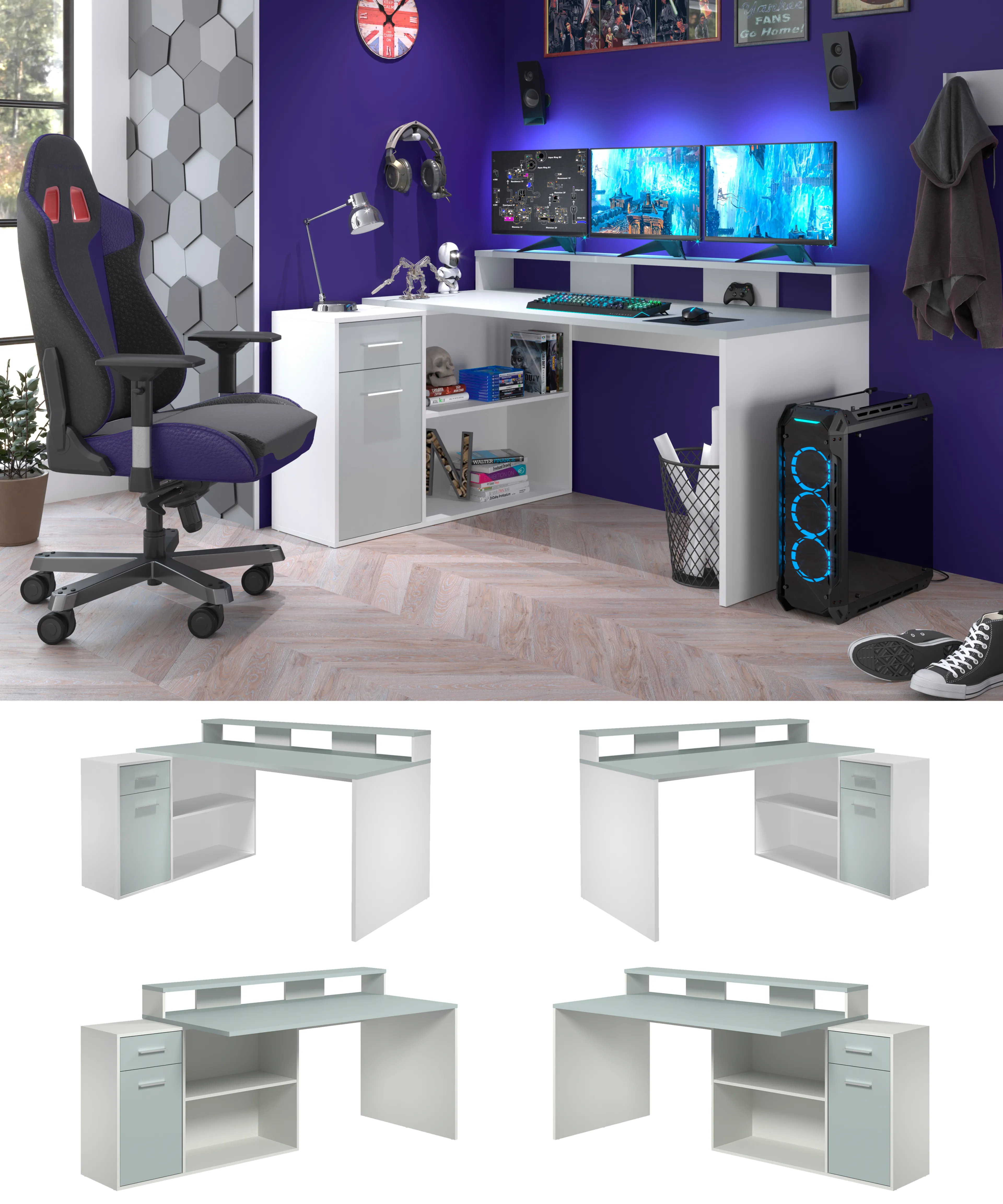 Schreibtisch Gamer