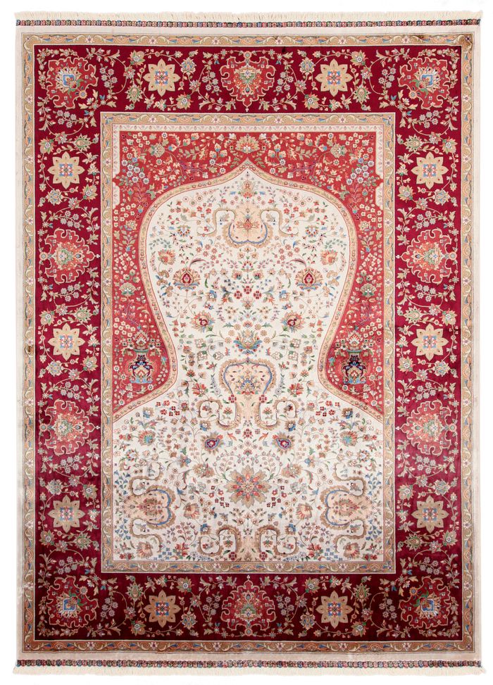 Webteppich Rot Pur 67 x 110 cm