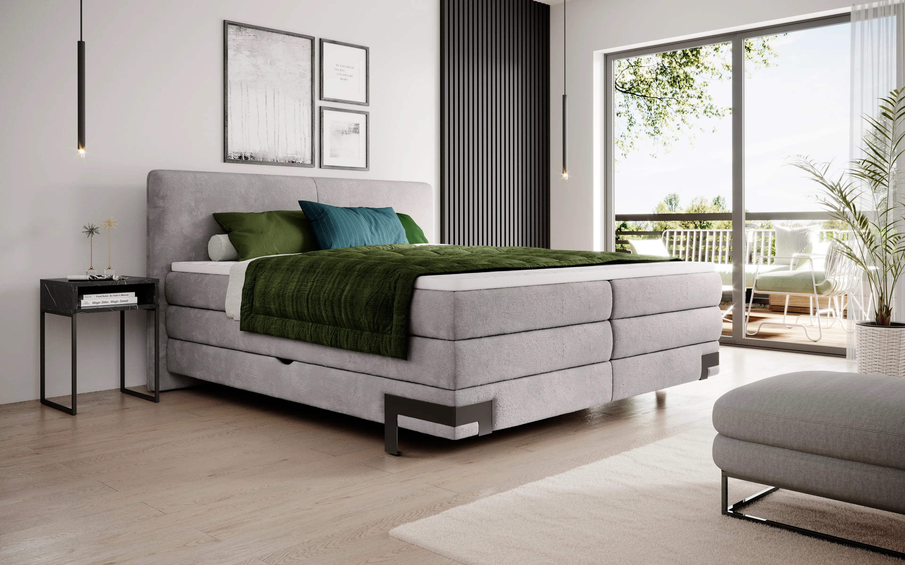 Boxspringbett Valente 180 x 200 cm