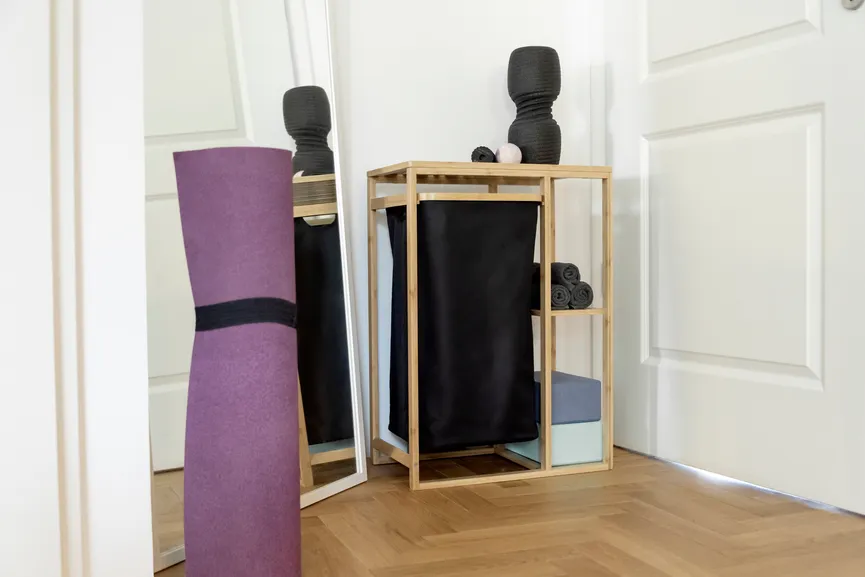 Regal mit Wäschesammler Ecori milieu