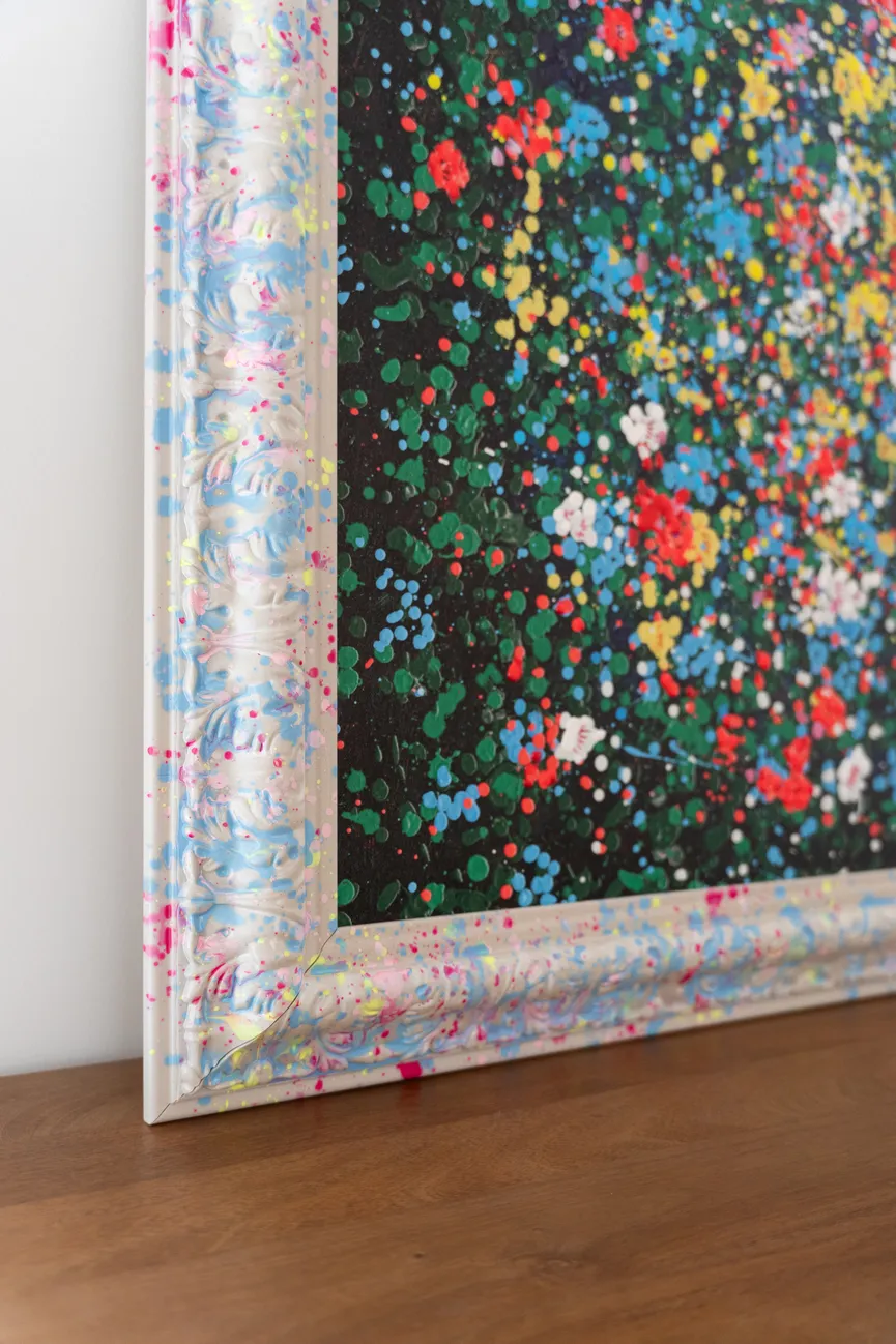 Wandbild "Floating Flowers" detail