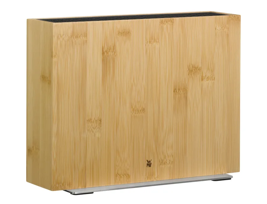 Messerblock unbestückt Bambus detail