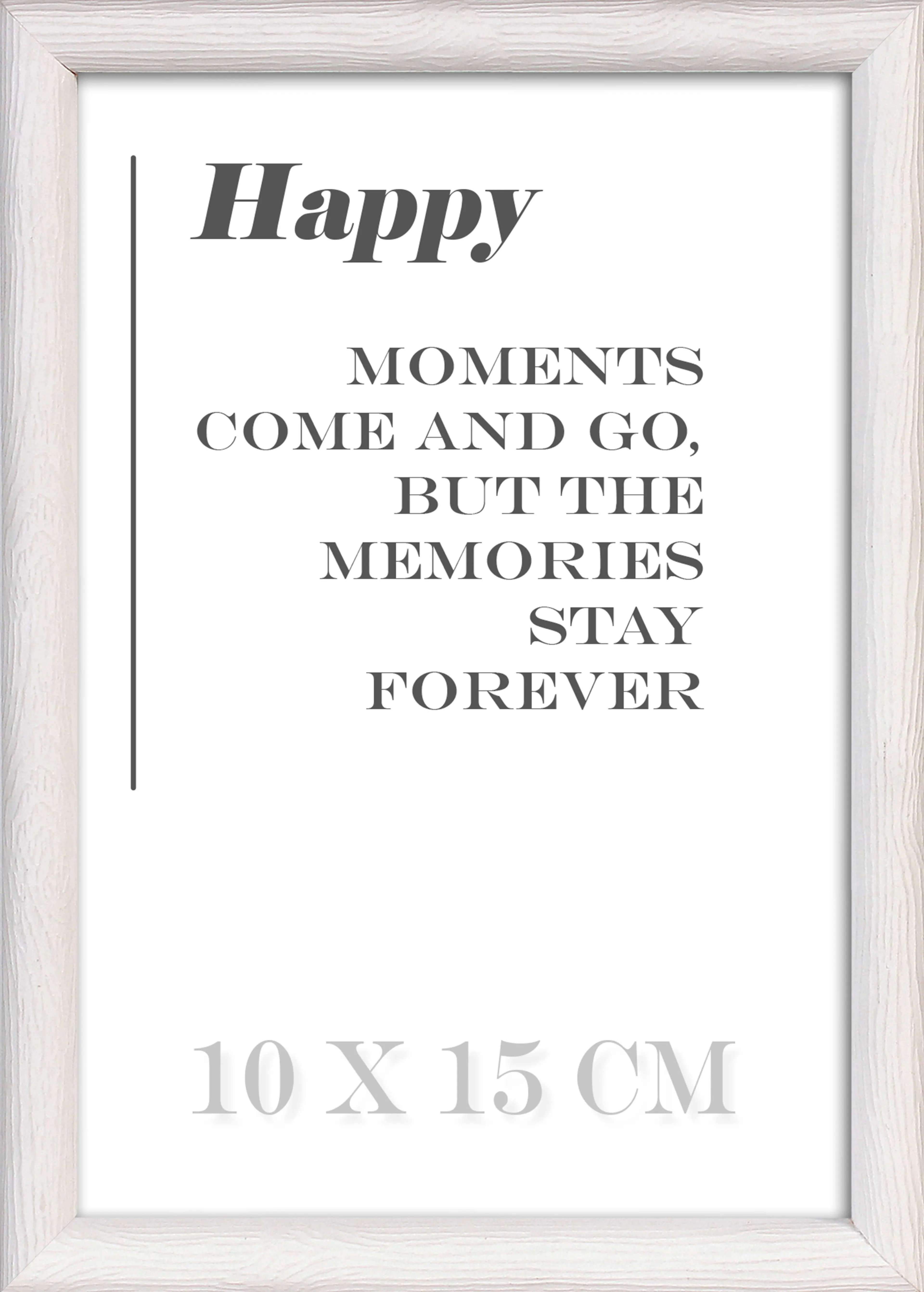 Bilderrahmen Happy 12 x 16,5 cm
