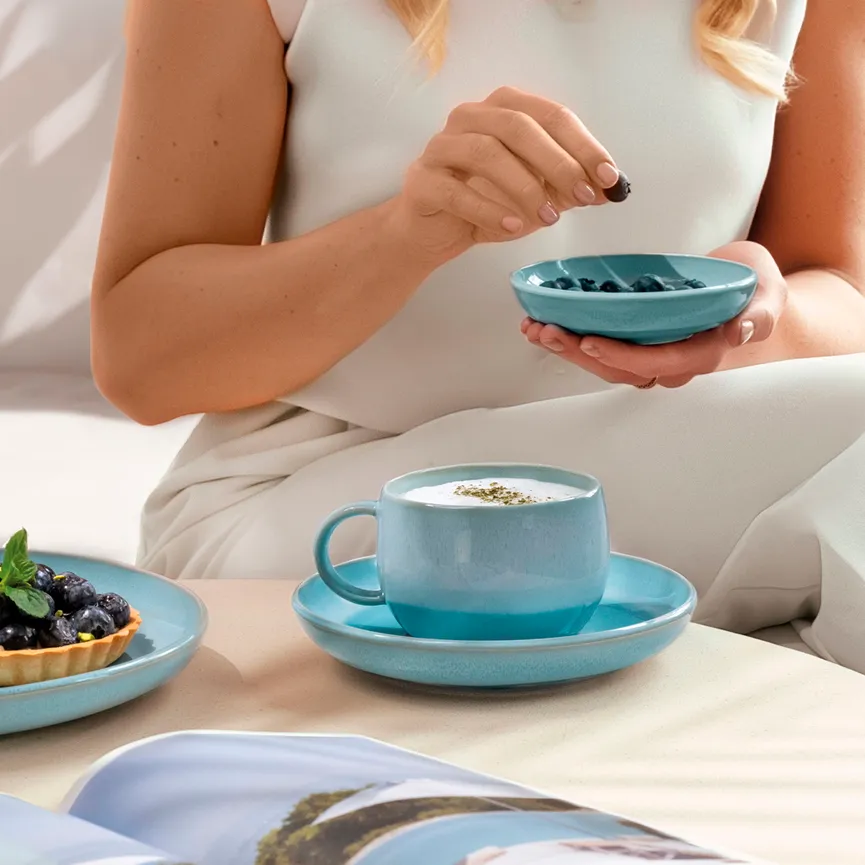 Kaffeeobertasse "Perlemor" milieu