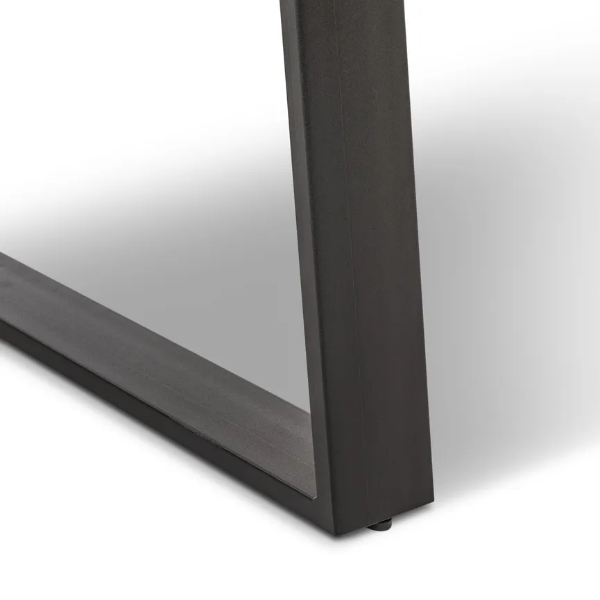 Esstisch Trapez Baumkante detail