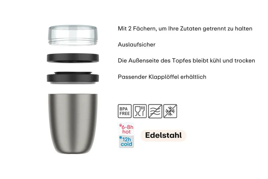 Lunchpot Thermo Ellipse nordic detail