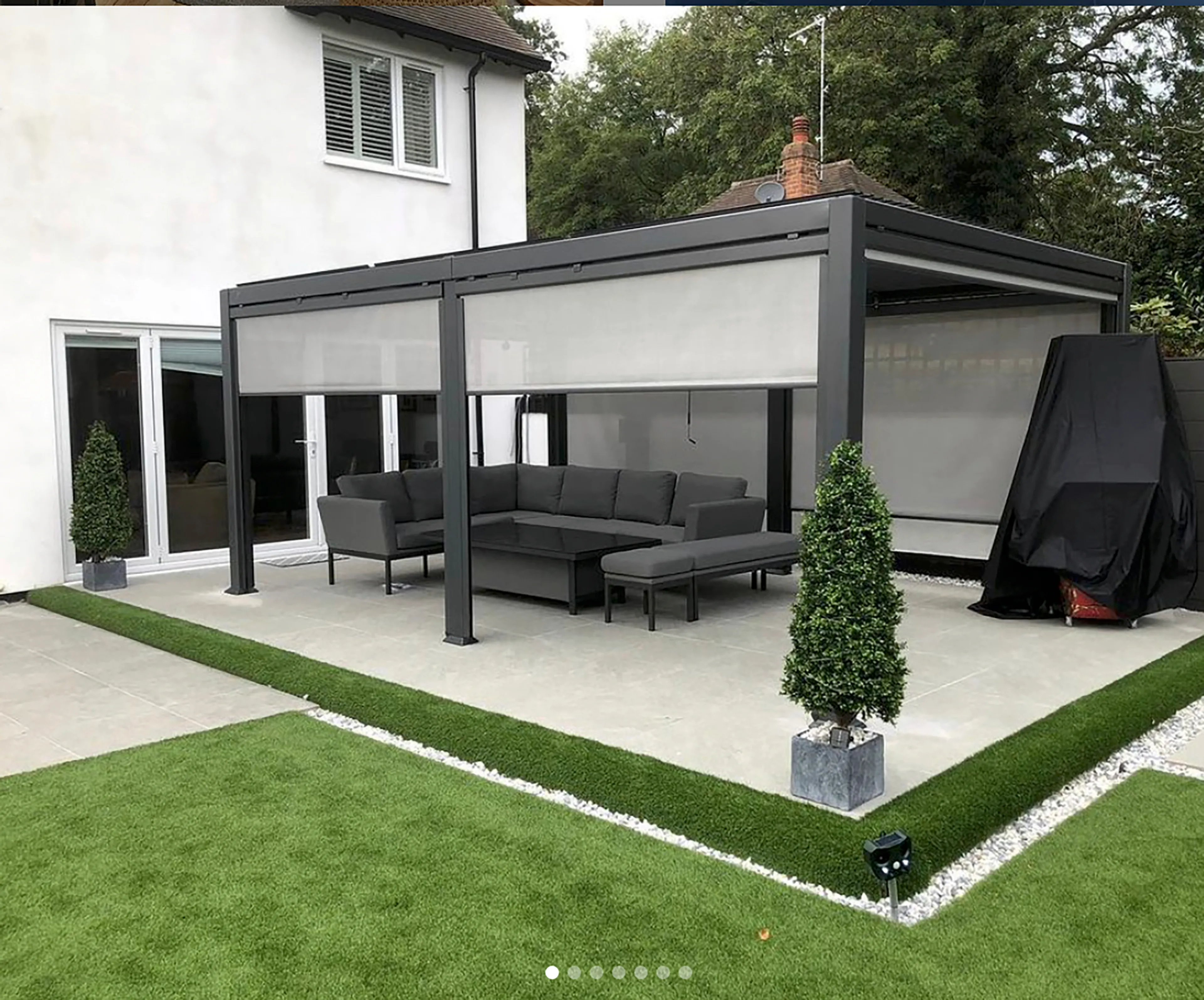 Pavillon Seitenteil 360 cm