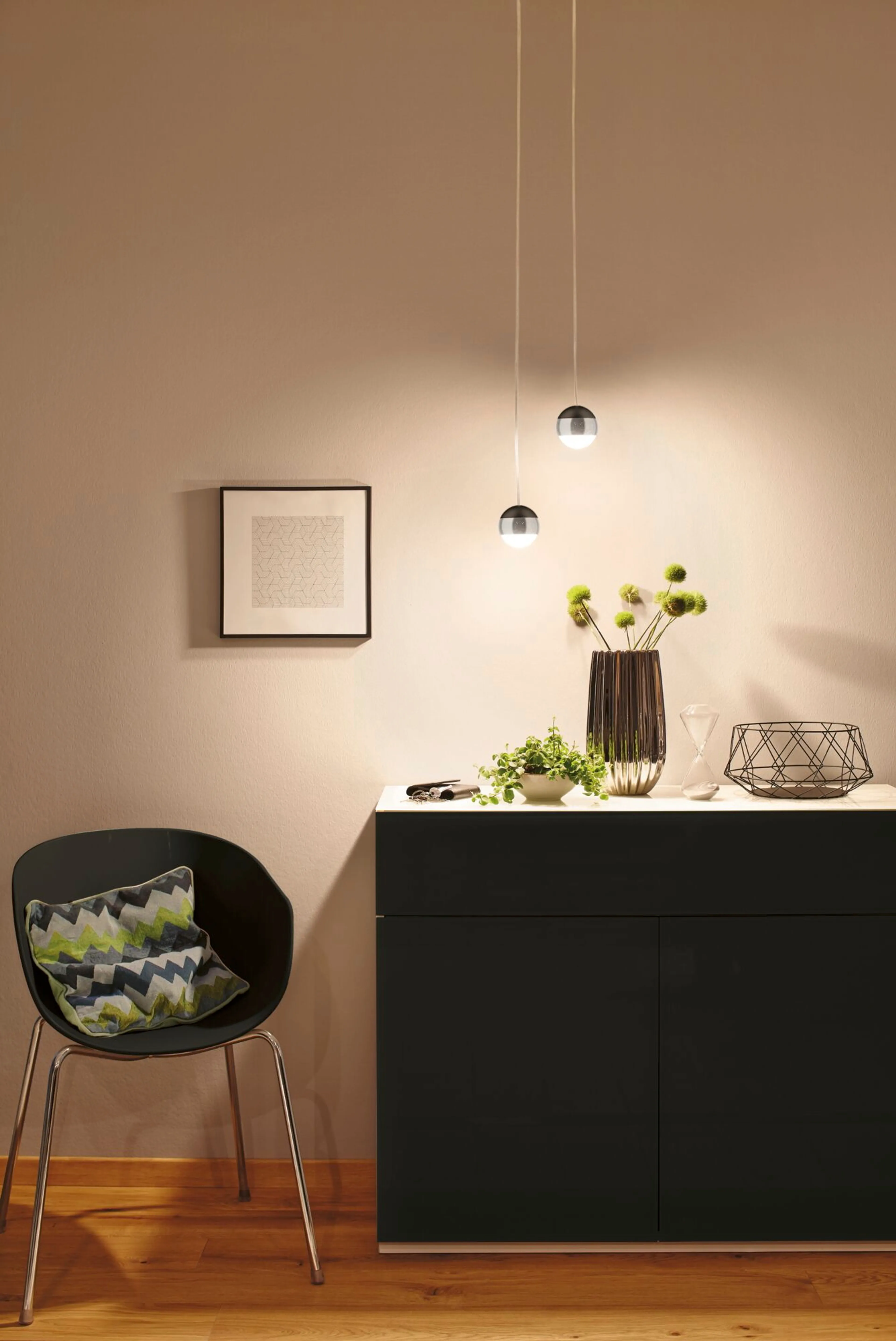 LED-Pendelleuchte URail Caspule II