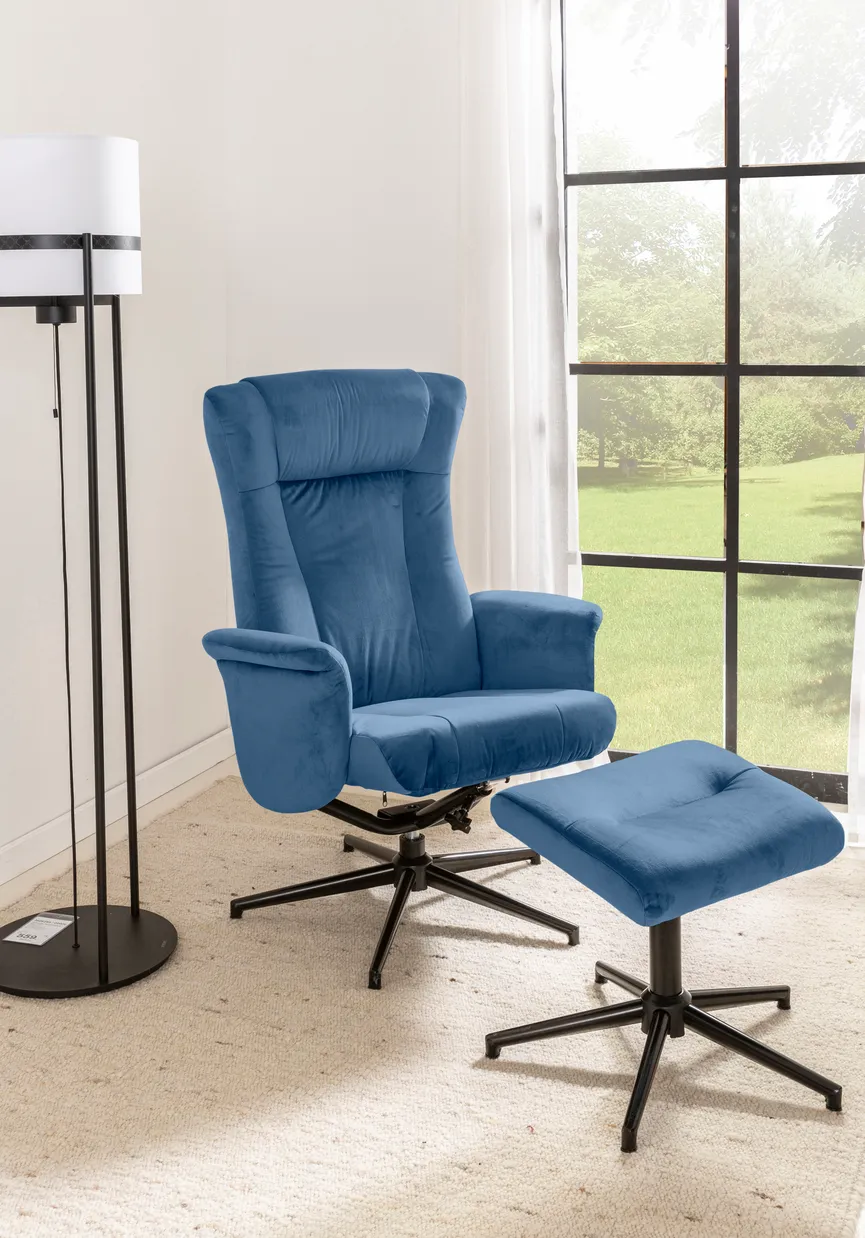 Relaxsessel + Hocker milieu