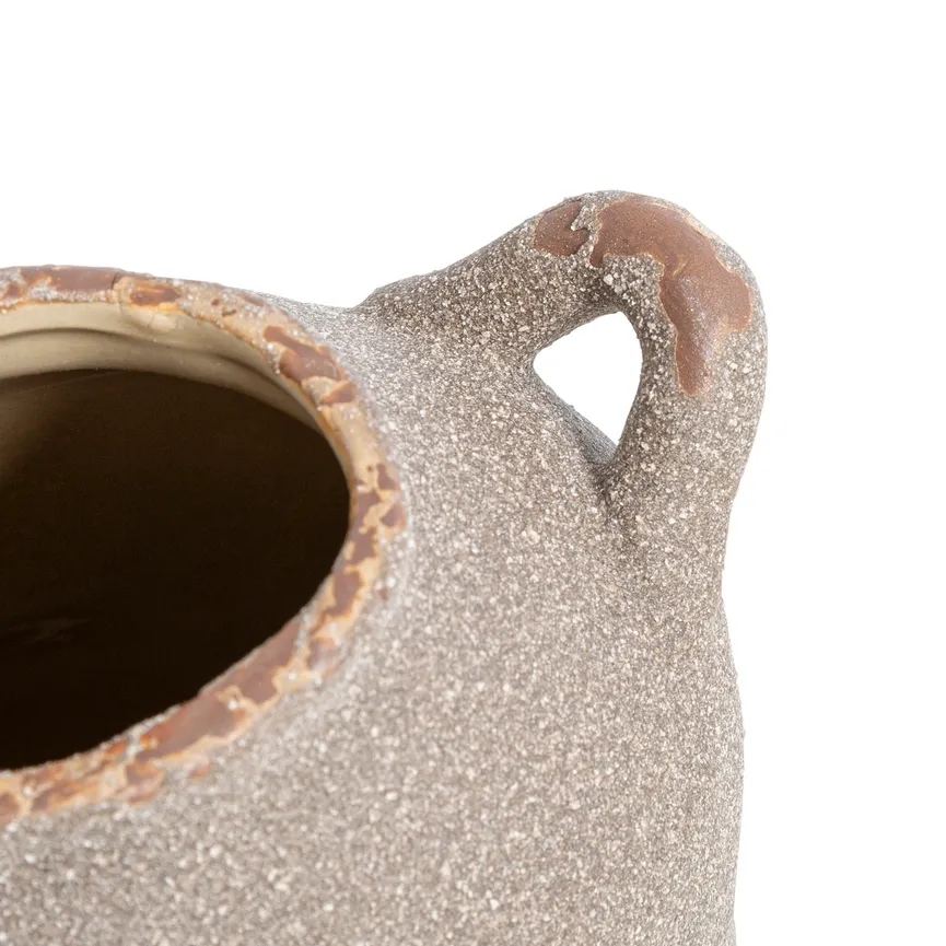 Vase "Krug" grau detail
